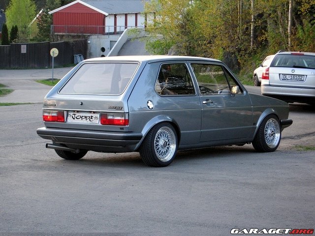 83 VW Golf C with 7 x 15 BBS RS and 195 4515 tyres Image