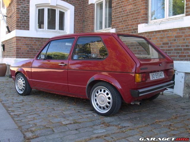 83 VW Golf C with 7 x 15 BBS RS and 195 4515 tyres