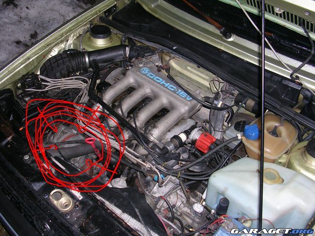 Batterilampan lyser renault