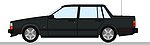 Volvo 740 GL Black Line
