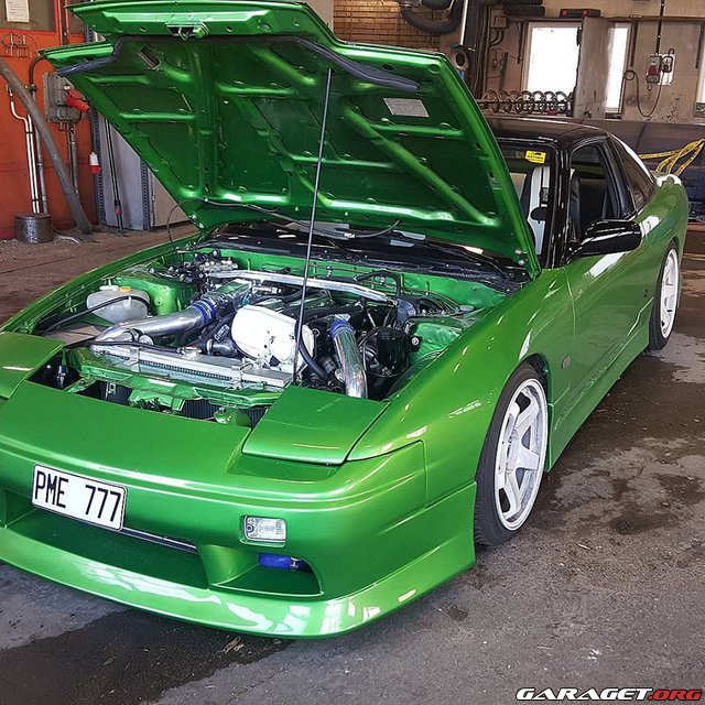 green nissan 200sx