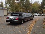 Lincoln krystal limousine . town car