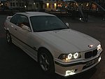 BMW e36 320 alpina vit