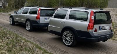 Volvo XC70 med sl�p